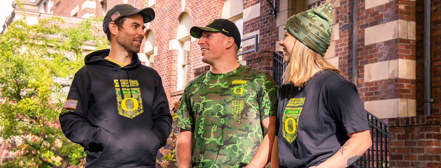 Student veterans on the UO campus